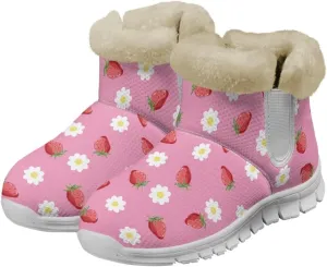 Coloranimal Winter Boots for Women Snow Boots Womens Ankle Boots Warm Fur Lined Winter Shoes Warm Booties Fashion Snow Shoes