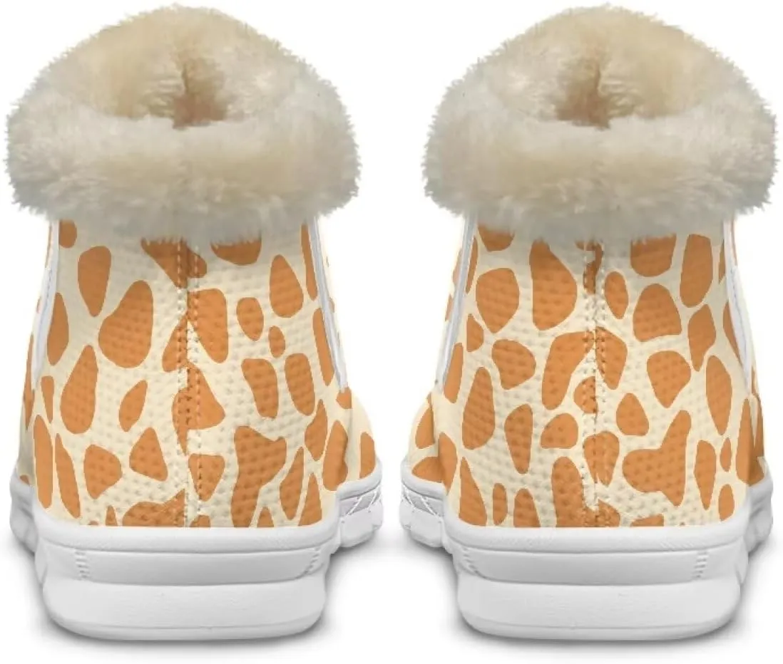 Coloranimal Womens Booties Winter Boots Womens Fuzzy Boots Winter Shoes Warm Fur Lined Snow Boots with Anti Skid Sole Walking Boots