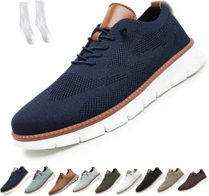 Comfofeet Ultra Comfortable Orthopedic Shoes, Breeze Mens Casual Fashion Walking Mesh Sneakers, Lightweight Soft Sole