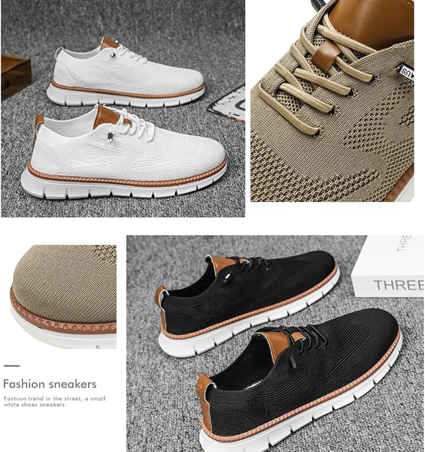 Comfofeet Ultra Comfortable Orthopedic Shoes, Breeze Mens Casual Fashion Walking Mesh Sneakers, Lightweight Soft Sole