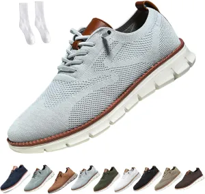 Comfofeet Ultra Comfortable Orthopedic Shoes, Breeze Mens Casual Fashion Walking Mesh Sneakers, Lightweight Soft Sole