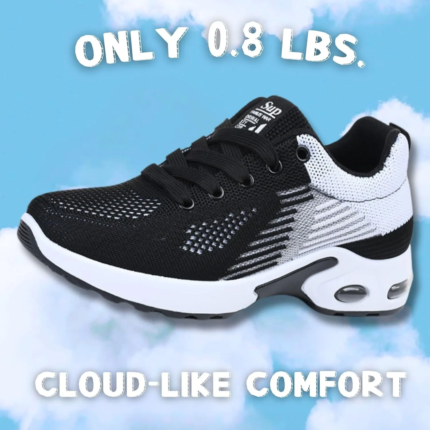 Comfort Sneaker for Women Casual Womens Walking Shoes Lightweight Breathable Mesh Air Cushion Sneaker