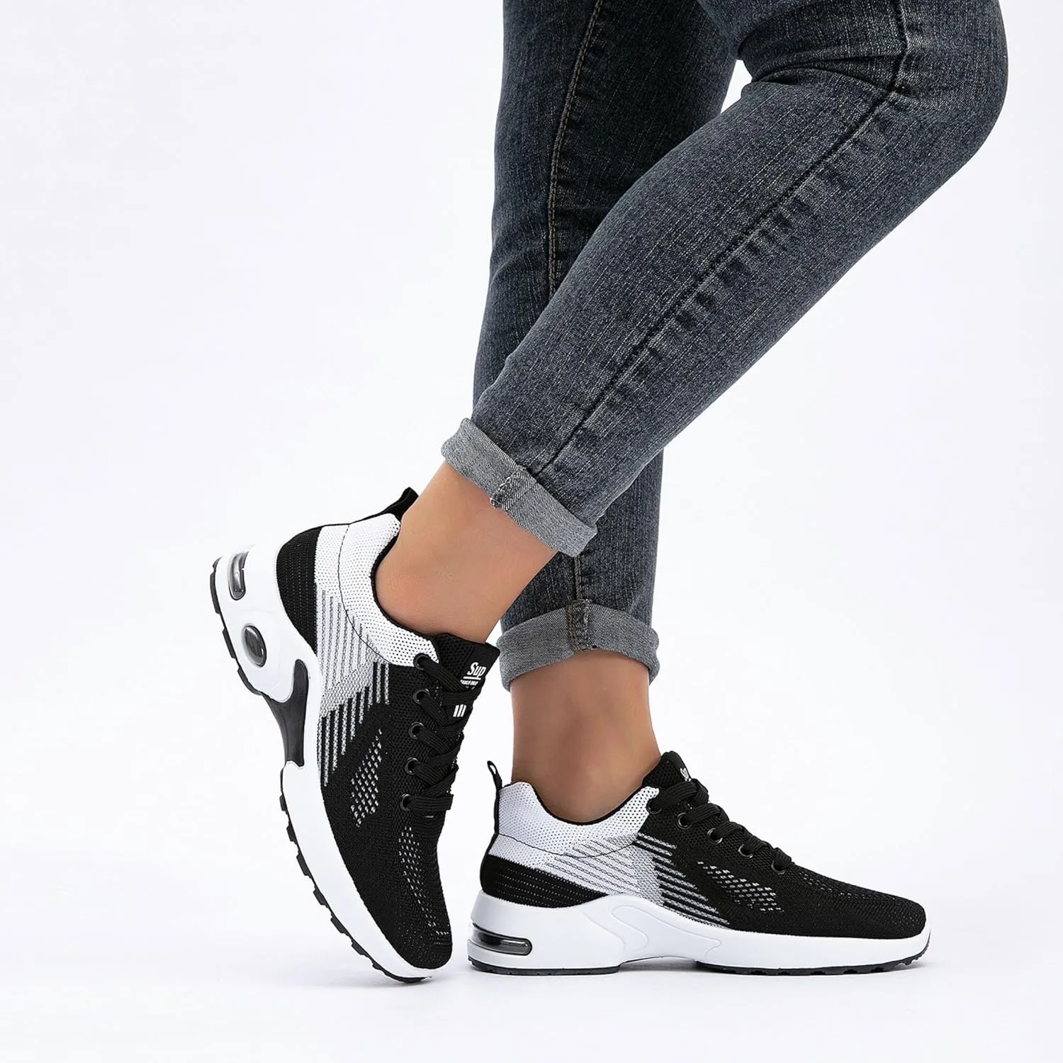 Comfort Sneaker for Women Casual Womens Walking Shoes Lightweight Breathable Mesh Air Cushion Sneaker