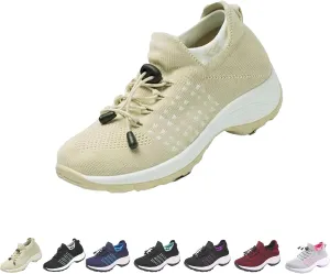 Comfort Wear Orthowear Shoes for Women, Walking Shoes,Sock Sneakers,Slip-On Breathable Mesh Trainers,Running Footwear