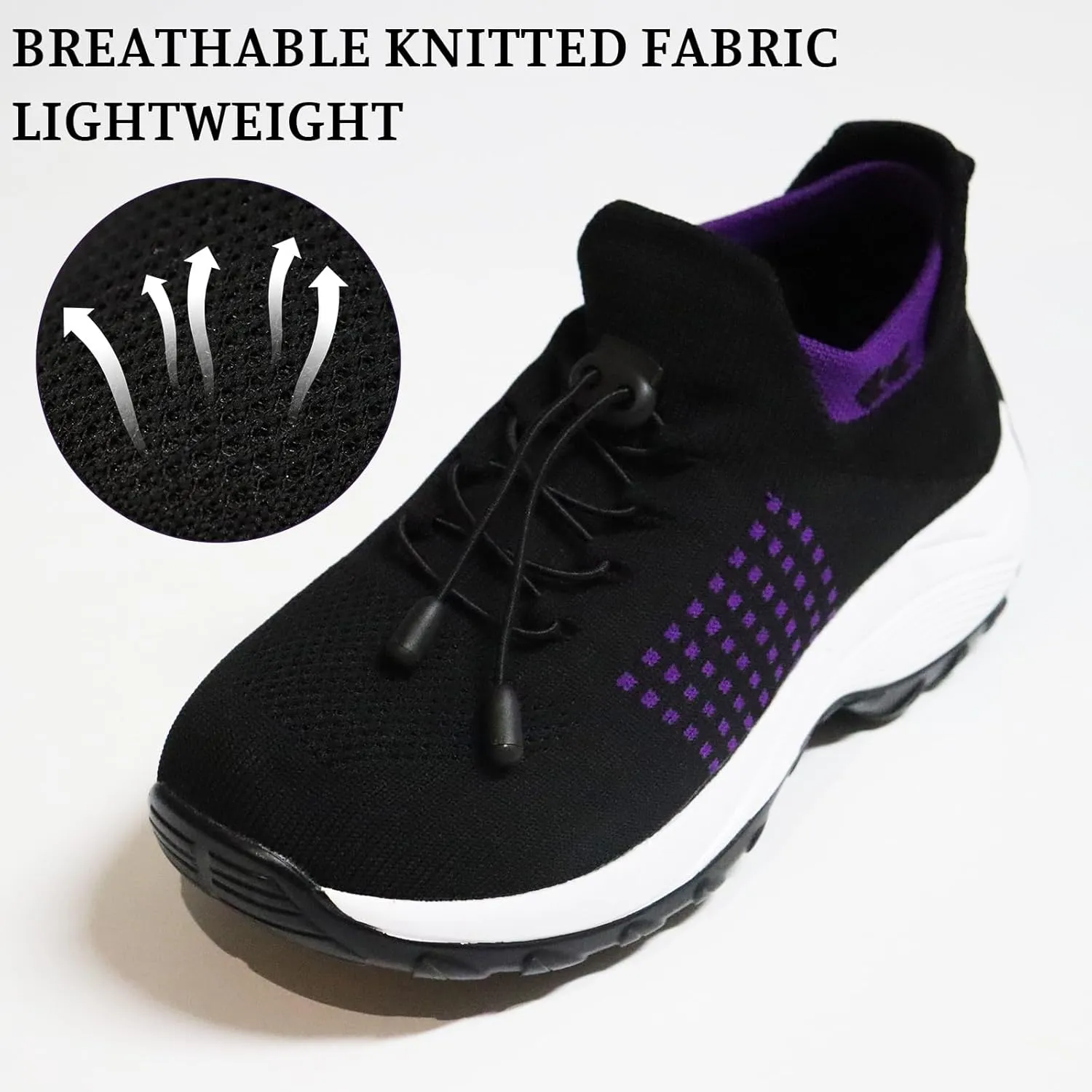 Comfort Wear Orthowear Shoes for Women&Men Orthopedic Shoes Lightweight Casual Breathable Running Walking Sneakers Non Slip Stretch Cushion Shoe Athletic Ortho Comfortwear for Plantar Fasciitis Unisex