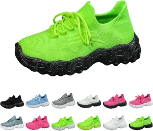Comfortwear Ortho Shoes for Women Woven Breathable Soft Sole Slip on Walking Shoes with Arch Support Daily Commuting Shoes