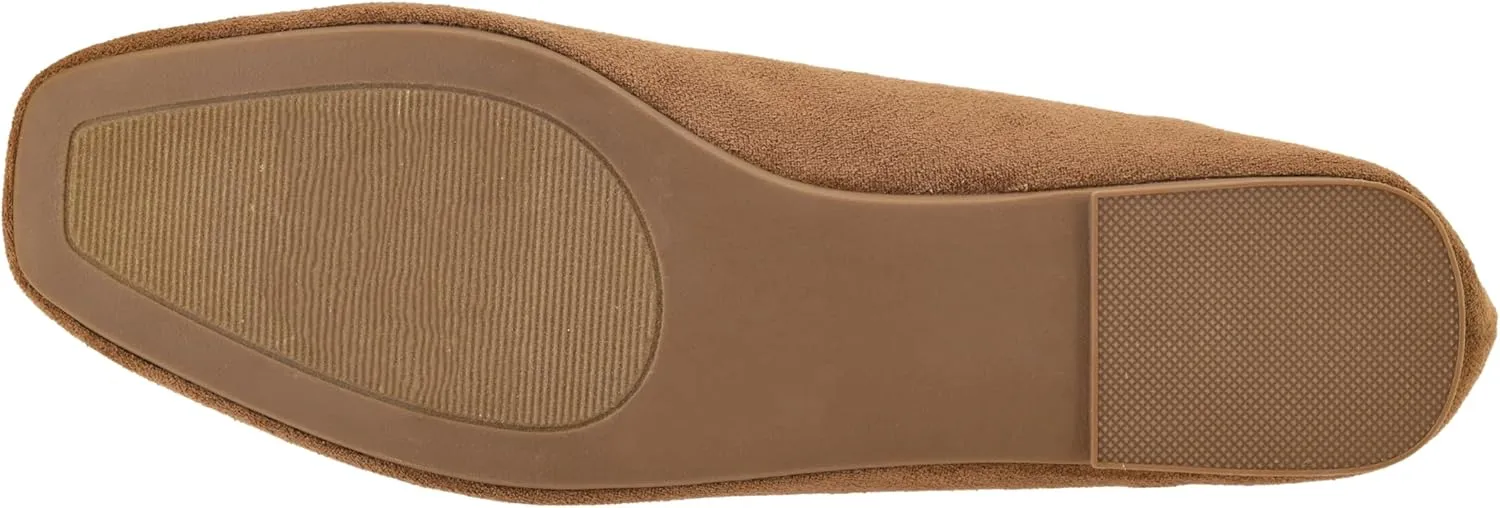 Corkys Footwear Just in Time Flats Black with Cushioned Insoles, Eye-Catching Stud Embellishments, Sophisticated Square Toe Design - Chic and Comfortable