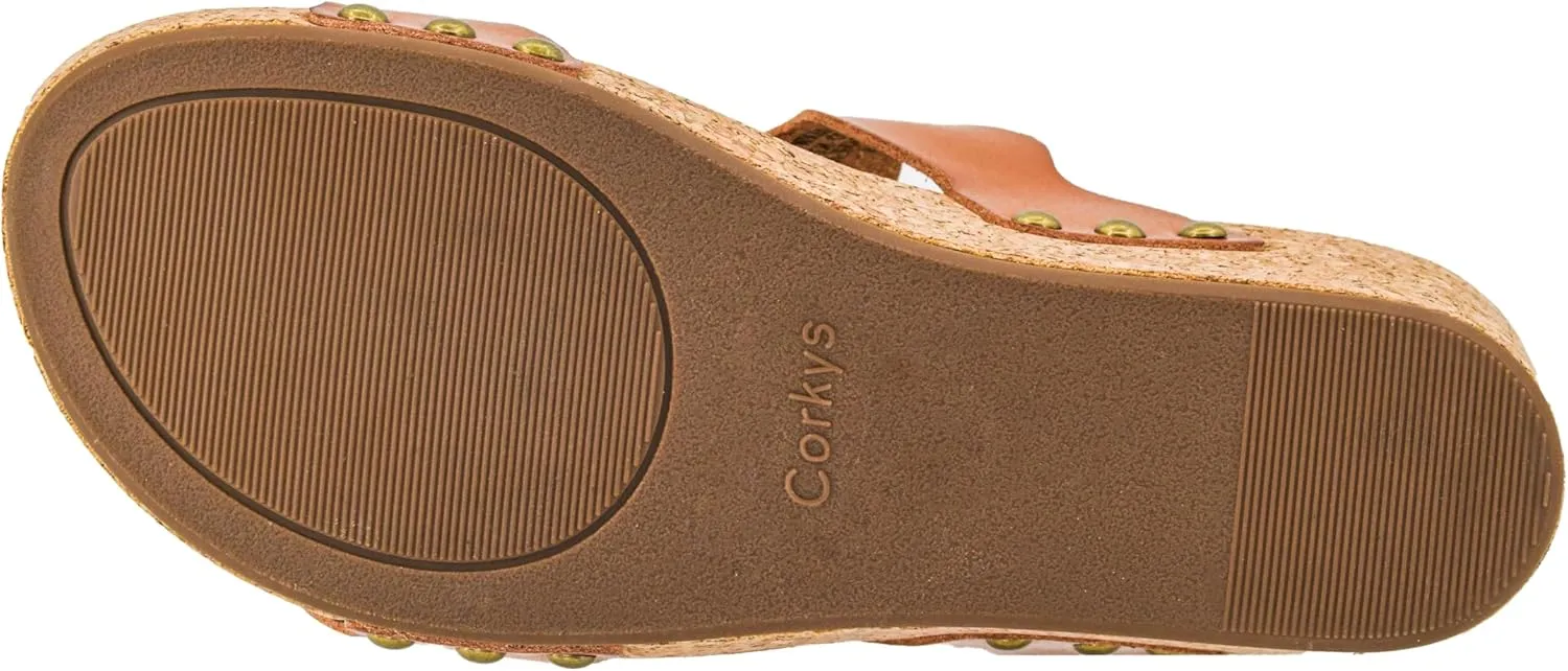 Corkys Footwear Womens Obviously Wedge - Featuring a 2.5-Inch Heel, 2 Wavy Straps, And Corkys Signature Soft EVA Insoles For All-Day Comfort and Wear - Chic and Trendy