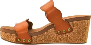 Corkys Footwear Womens Obviously Wedge - Featuring a 2.5-Inch Heel, 2 Wavy Straps, And Corkys Signature Soft EVA Insoles For All-Day Comfort and Wear - Chic and Trendy
