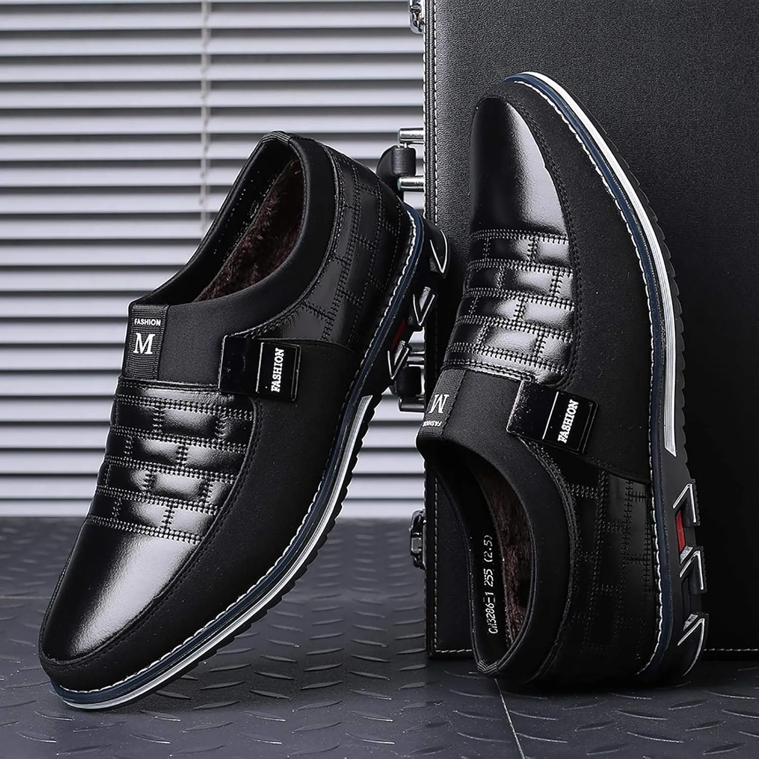 COSIDRAM Mens Casual Shoes Sneakers Loafers Comfort Walking Shoes for Male Business Work Office Dress