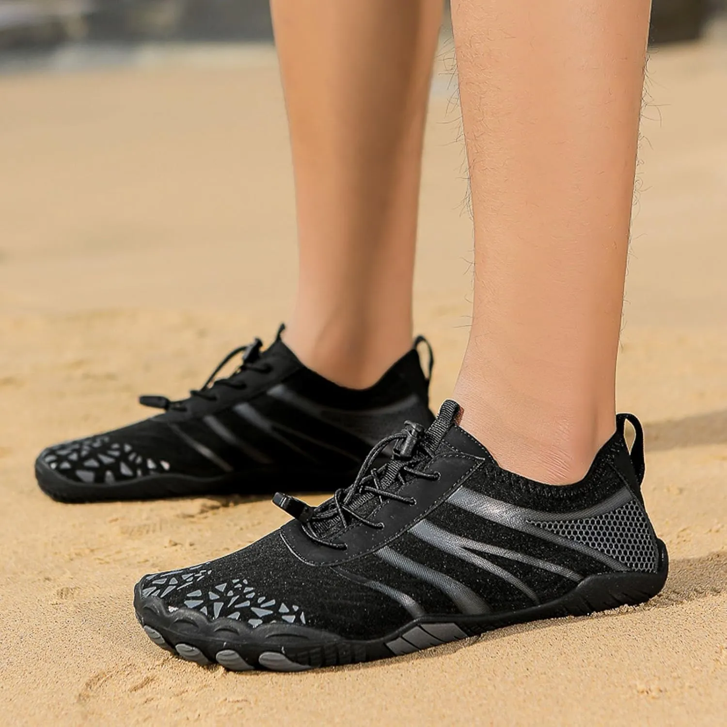 Couples All Seasons Five Finger Water Shoes Swimming Shoes Men and Women Multifunctional Yoga Shoes Barefoot Shoes Women