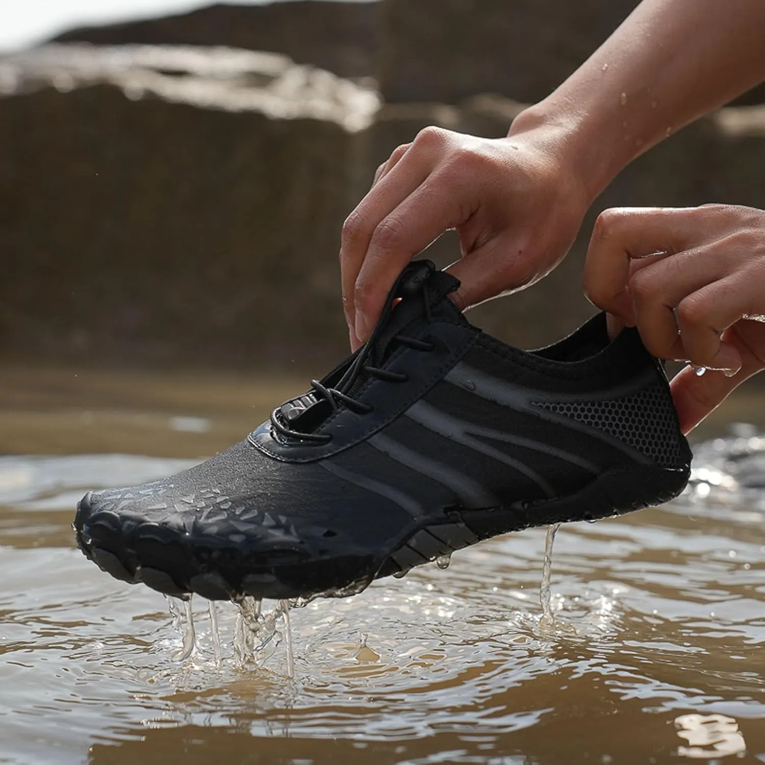 Couples All Seasons Five Finger Water Shoes Swimming Shoes Men and Women Multifunctional Yoga Shoes Barefoot Shoes Women