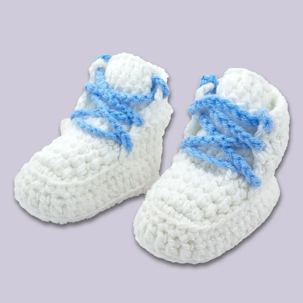 Crochet Baby Shoes for Boys & Girls, Soft, Warm, Comfortable Sneakers for Infants & Toddlers