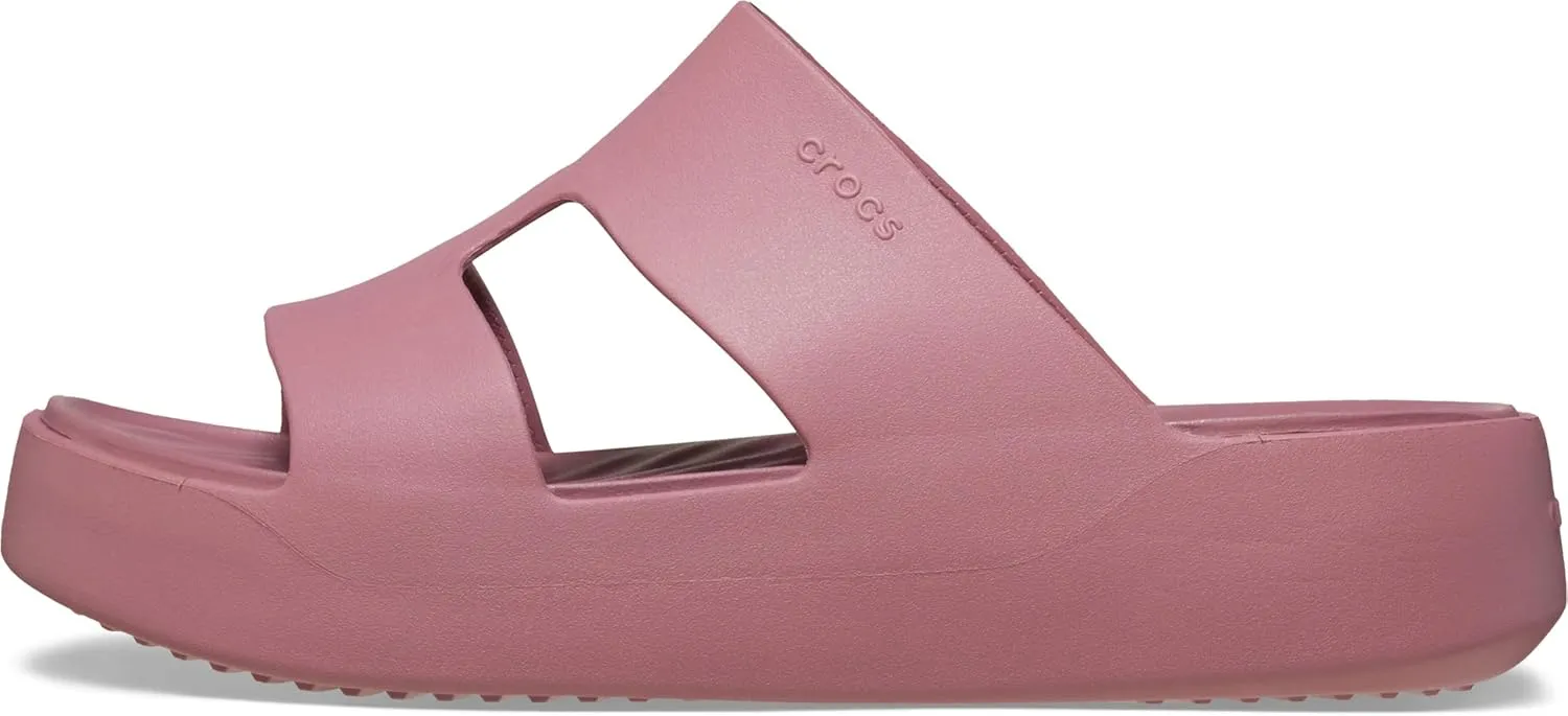 Crocs Women's Getaway Platform H-Strap Sandals, Wedge Sandals for Women