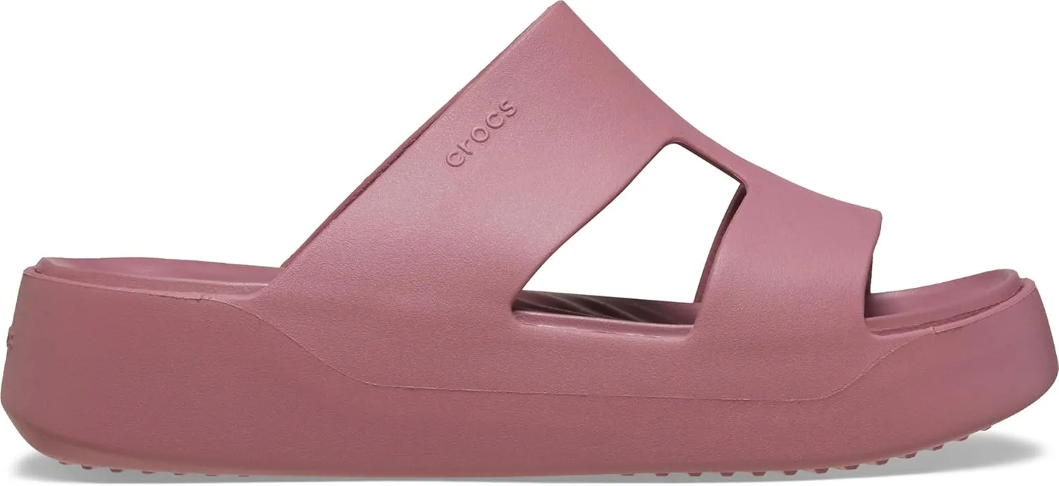 Crocs Women's Getaway Platform H-Strap Sandals, Wedge Sandals for Women