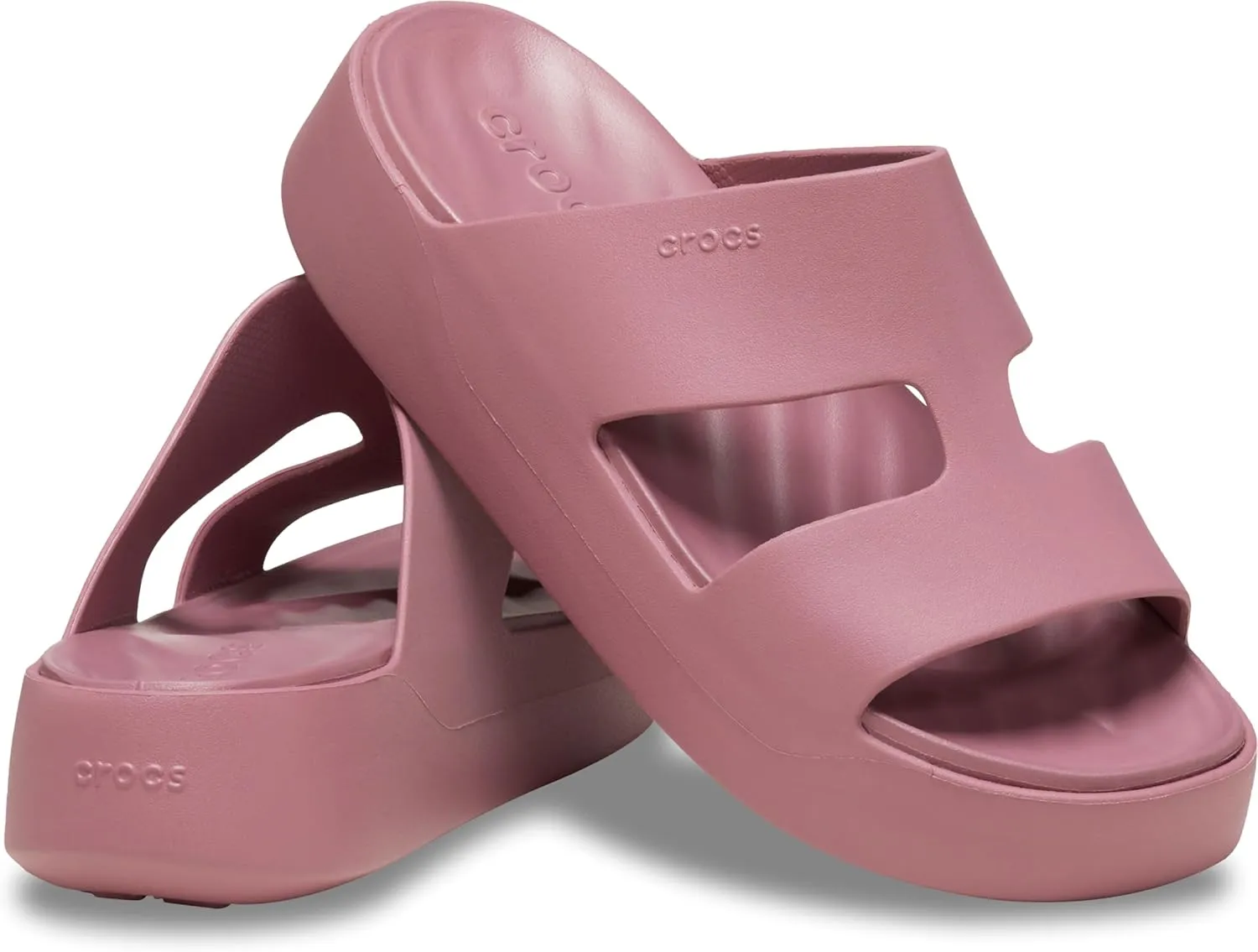Crocs Women's Getaway Platform H-Strap Sandals, Wedge Sandals for Women