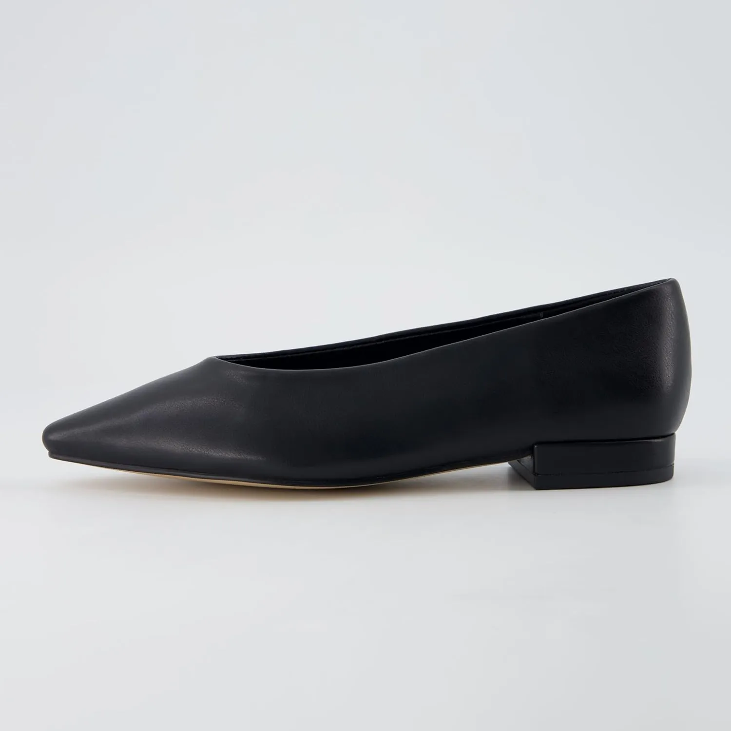 CUSHIONAIRE Gabor Women's Pointed Toe Slip-On Flat  Memory Foam, Wide Widths Available