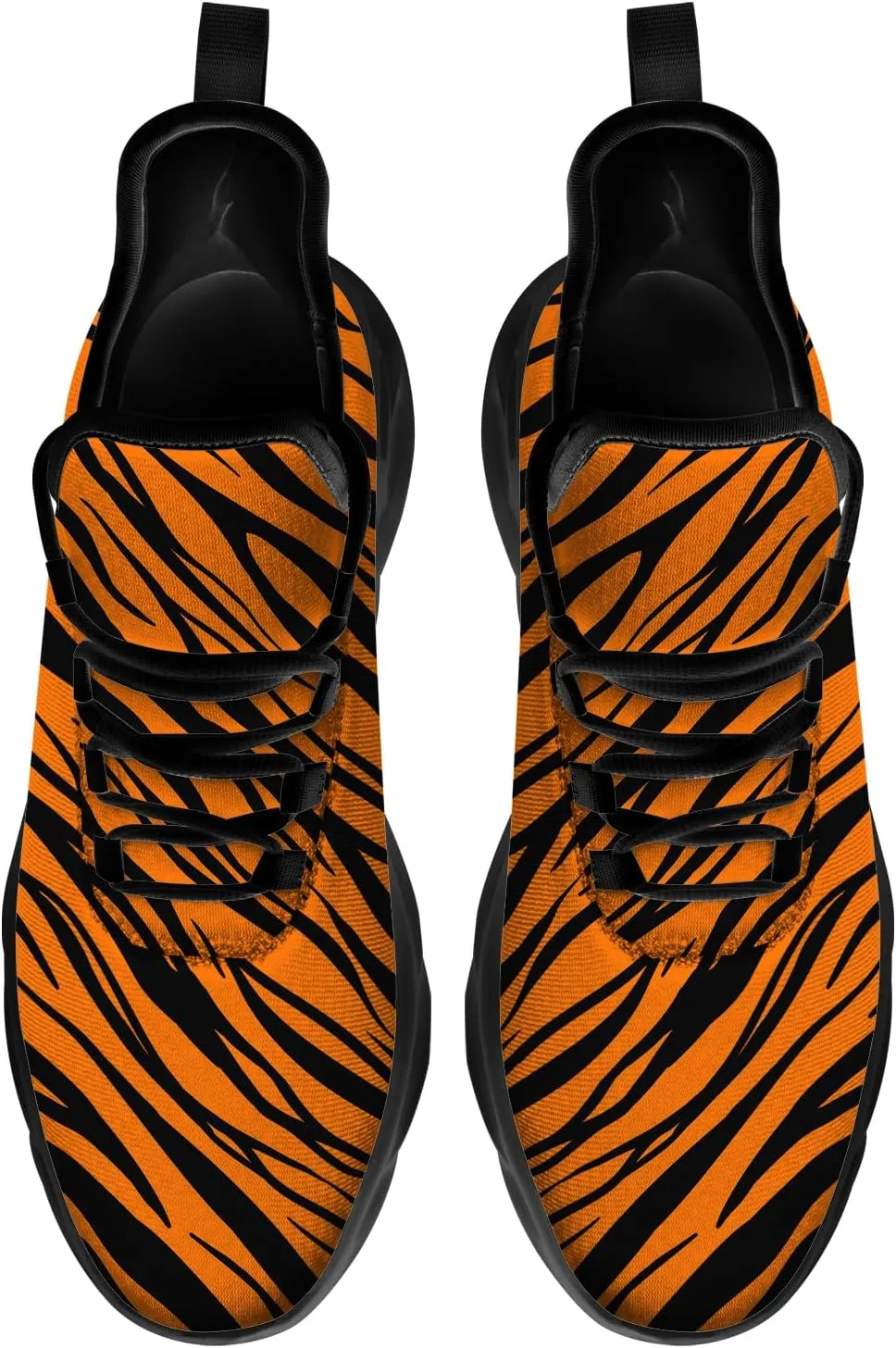 Custom Tiger Sneakers Men Women Running Shoes Add Name Lightweight Walking Tennis Shoes Gifts for Men Women