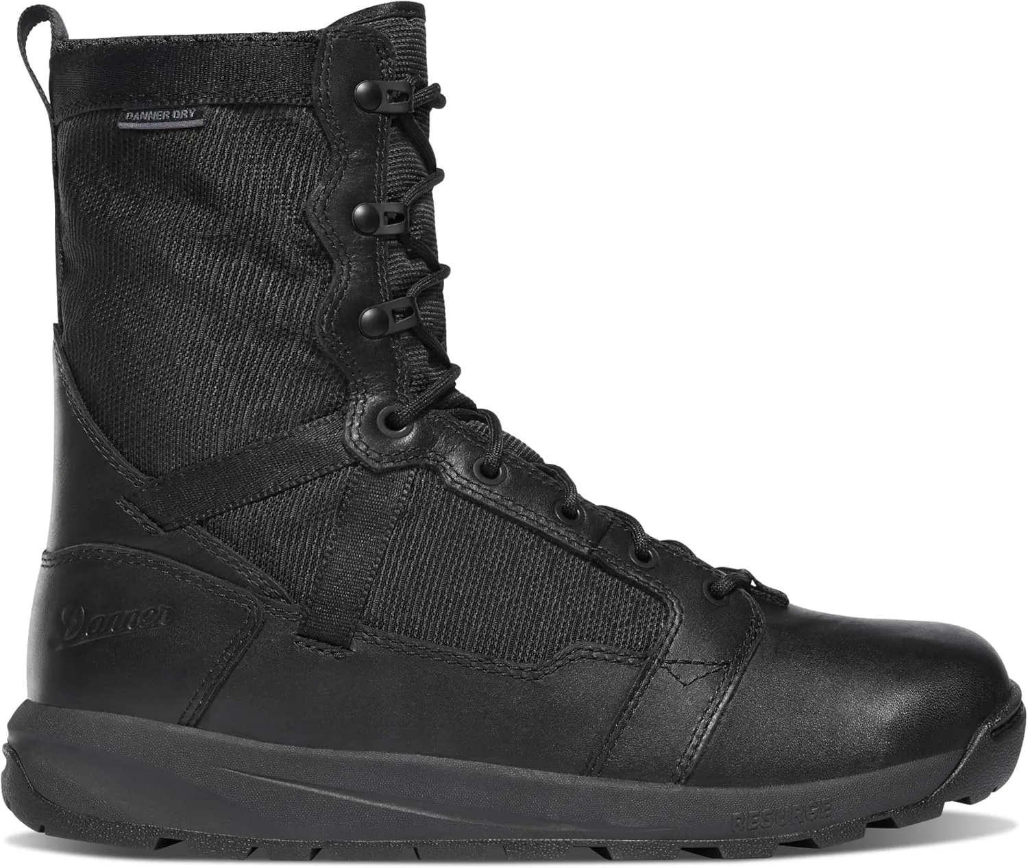 Danner Men's Resurgent 8" Black Dry Tactical Boot