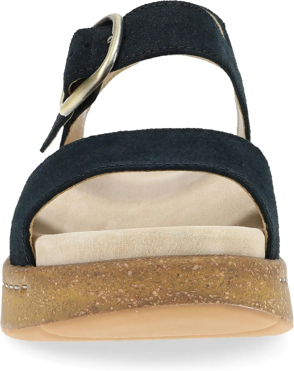 Dansko Bianca Platform Sandal for Women - Memory Foam and Suede Wrapped Footbed for an Extra Plush Comfort and Support