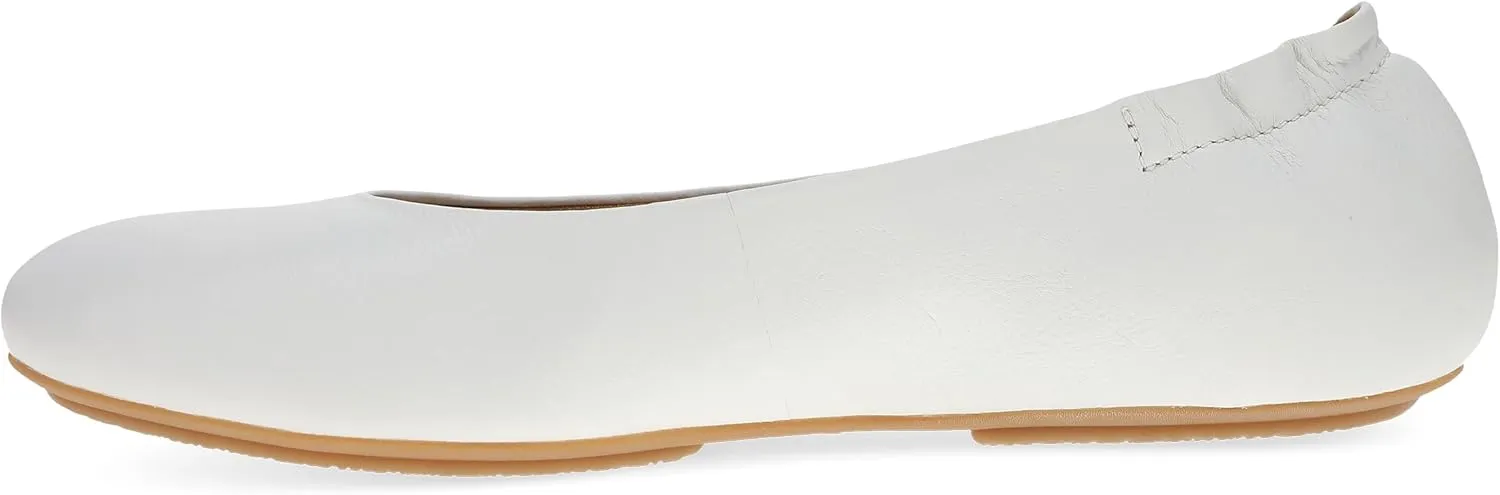 Dansko Mollie Slip-On Ballerina Flats for Women – Built-in Wedge with Arch Support – Versatile Casual to Dressy Footwear – Lightweight Rubber Outsole