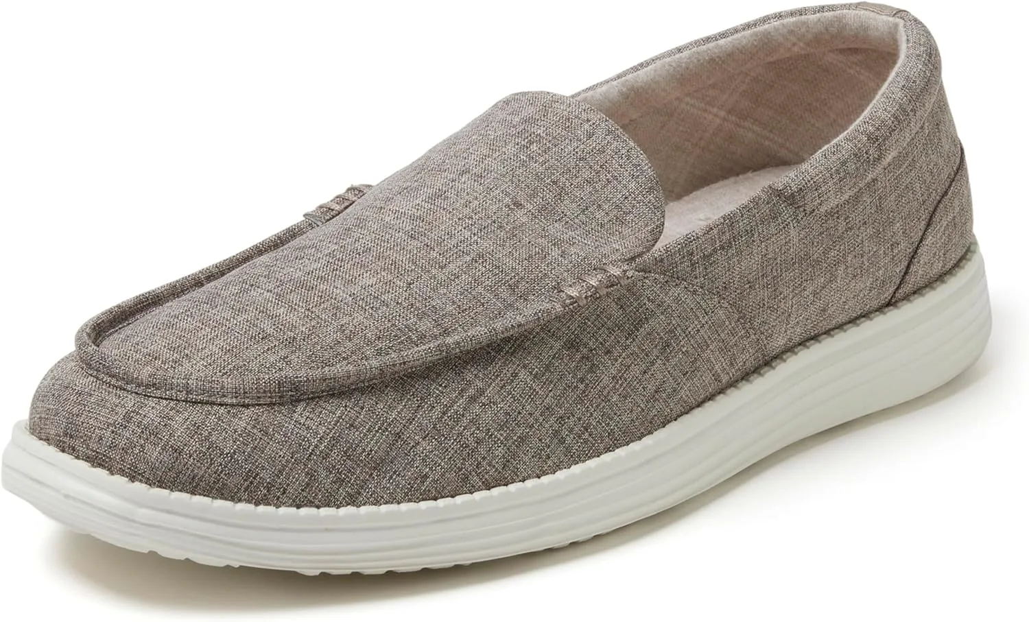 Dearfoams Men's Ronan Lightweight Casual Slip on Shoes Loafer