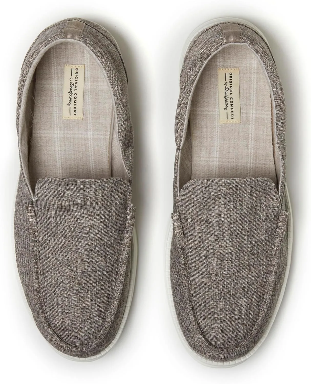 Dearfoams Men's Ronan Lightweight Casual Slip on Shoes Loafer