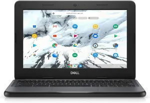 Dell Chromebook 3100 Laptop | 11.6" 1366x768 HD | Celeron - N4020-32GB SSD Hard Drive - 4GB RAM | 2 cores @ 2.8 GHz Chrome OS Black (Renewed)