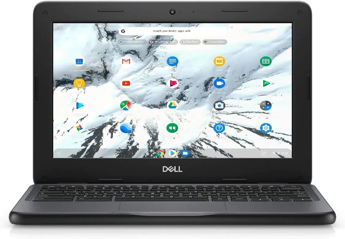 Dell Chromebook 3100 Laptop | 11.6" 1366x768 HD | Celeron - N4020-32GB SSD Hard Drive - 4GB RAM | 2 cores @ 2.8 GHz Chrome OS Black (Renewed)