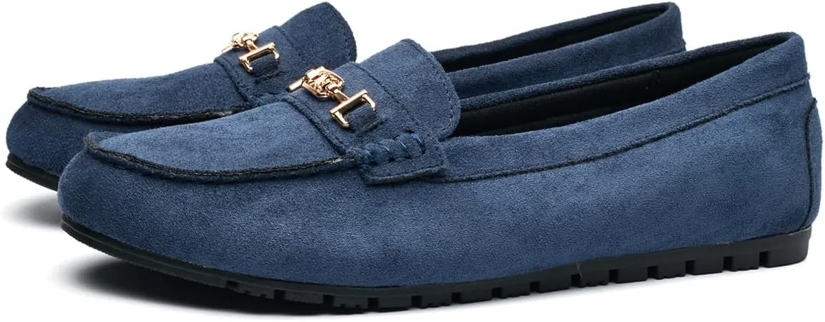 DeYashopin Women's Loafer Shoes Leisure Slip On Work Shoes Comfort Walking Flats