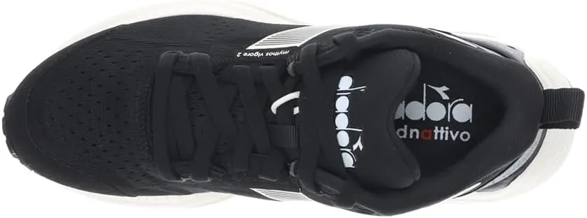 Diadora Womens Mythos Blushield Vigore 2 Running Sneakers Shoes - Black