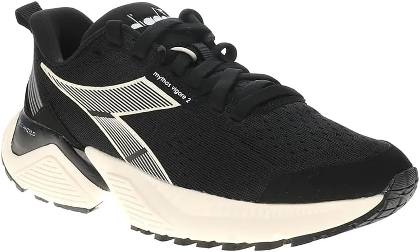 Diadora Womens Mythos Blushield Vigore 2 Running Sneakers Shoes - Black