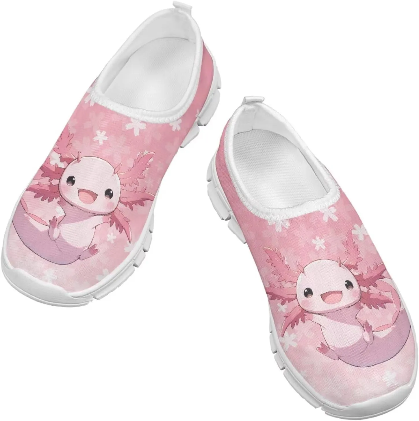 Doojoayie Little Girls Slip-On Walking Shoes for Kids Active Running Play