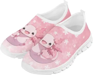 Doojoayie Little Girls Slip-On Walking Shoes for Kids Active Running Play