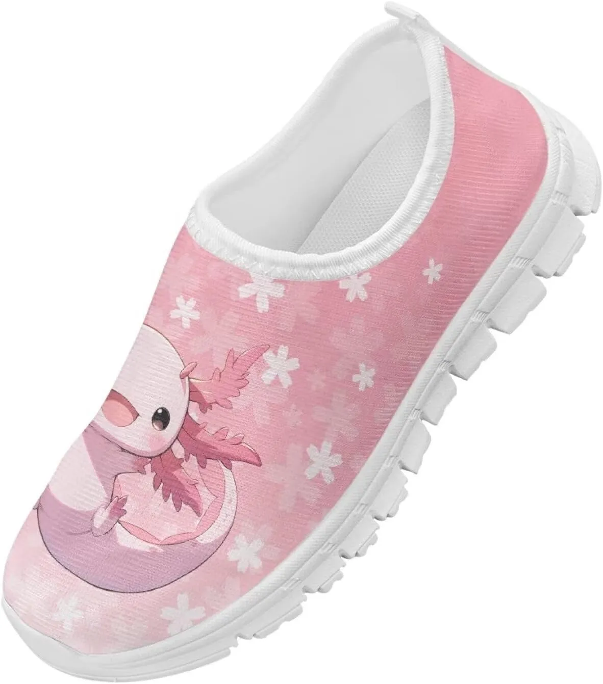 Doojoayie Little Girls Slip-On Walking Shoes for Kids Active Running Play