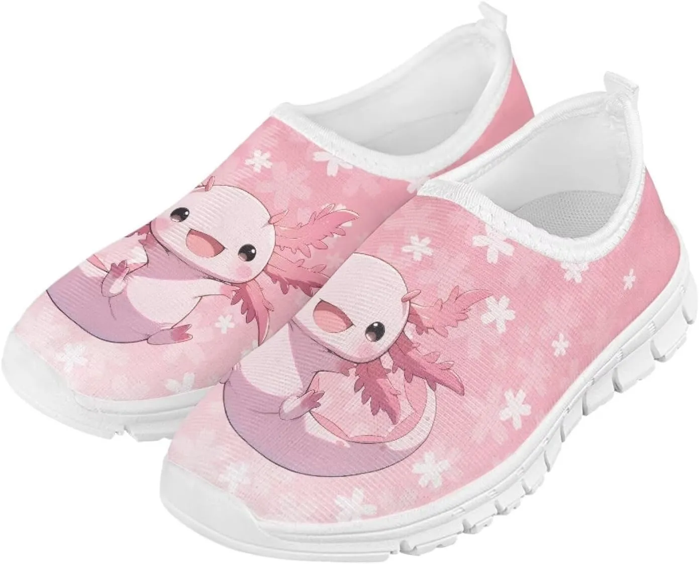 Doojoayie Little Girls Slip-On Walking Shoes for Kids Active Running Play