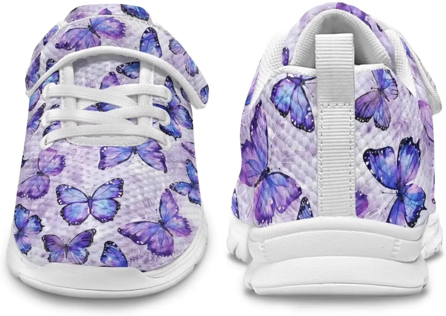 Doojoayie Slip On Shoes for Girls Soft Sole School Tennis Shoes Hook and Loop