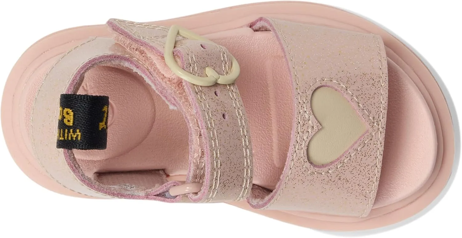 Dr. Martens Girl's Marlowe Hearts (Little Big Kid) Sandal