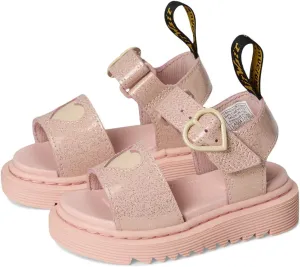 Dr. Martens Girl's Marlowe Hearts (Little Big Kid) Sandal