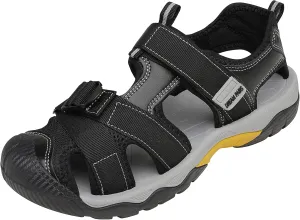DREAM PAIRS Men’s Sport Outdoor Hiking Sandals Closed Toe Athletic Adventure Beach Fisherman Water Sandals