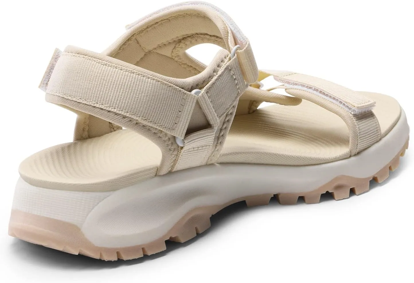 DREAM PAIRS Womens Sandals, Light Weight Hiking Sandals for Women, Comfortable Athletic Quick-Drying Walking Water Sandals with Hook and Loop Straps and Soft Insole for Beach Vacation Adventure