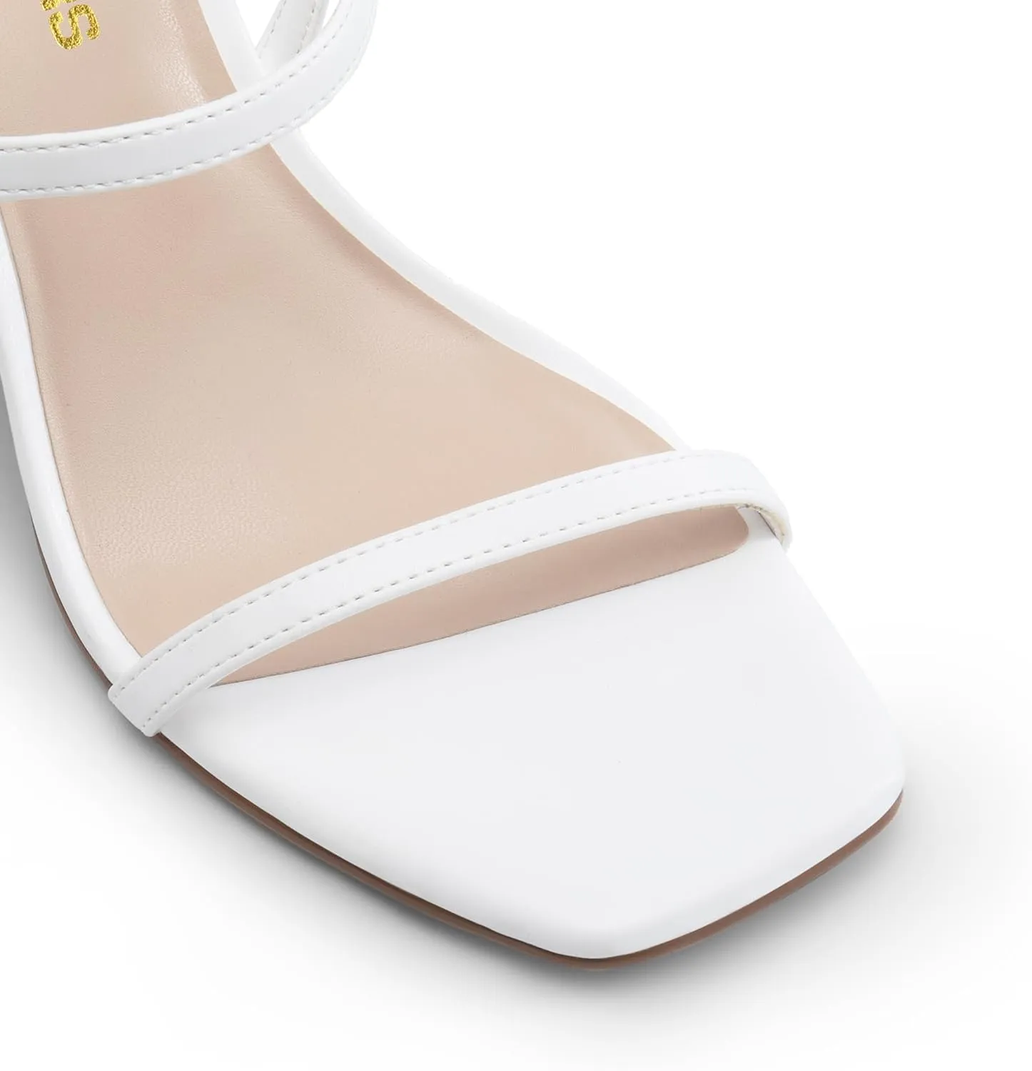 DREAM PAIRS Women’s Slingback Heels High Stilettos Open Square Toe Ankle Strap Pumps Sexy Comfort Strappy Dress Shoes Wedding Bridal Heeled Sandals