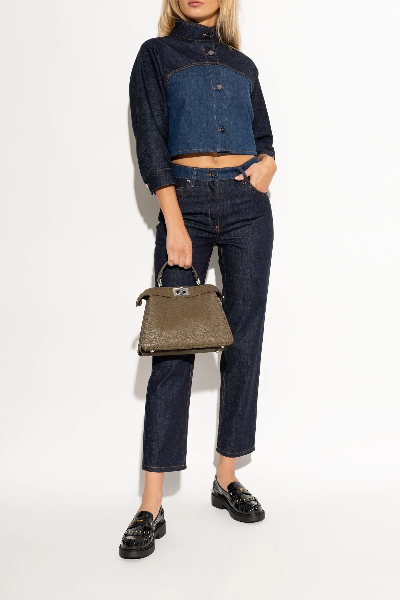 Fendi Leather shoes type loafers in BLACK - 39
