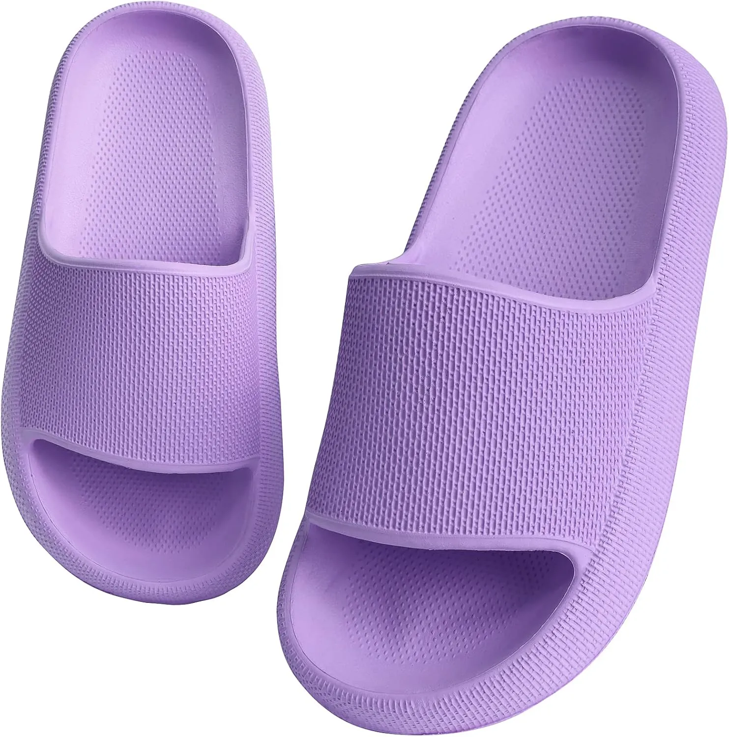 FJWYSANGU Kids Cloud Slides丨Boys Girls Bathroom Shower Sandals丨Open Toe Thick Sole Slip on Slippers丨Summer Non-slip Beach Pool Shoes