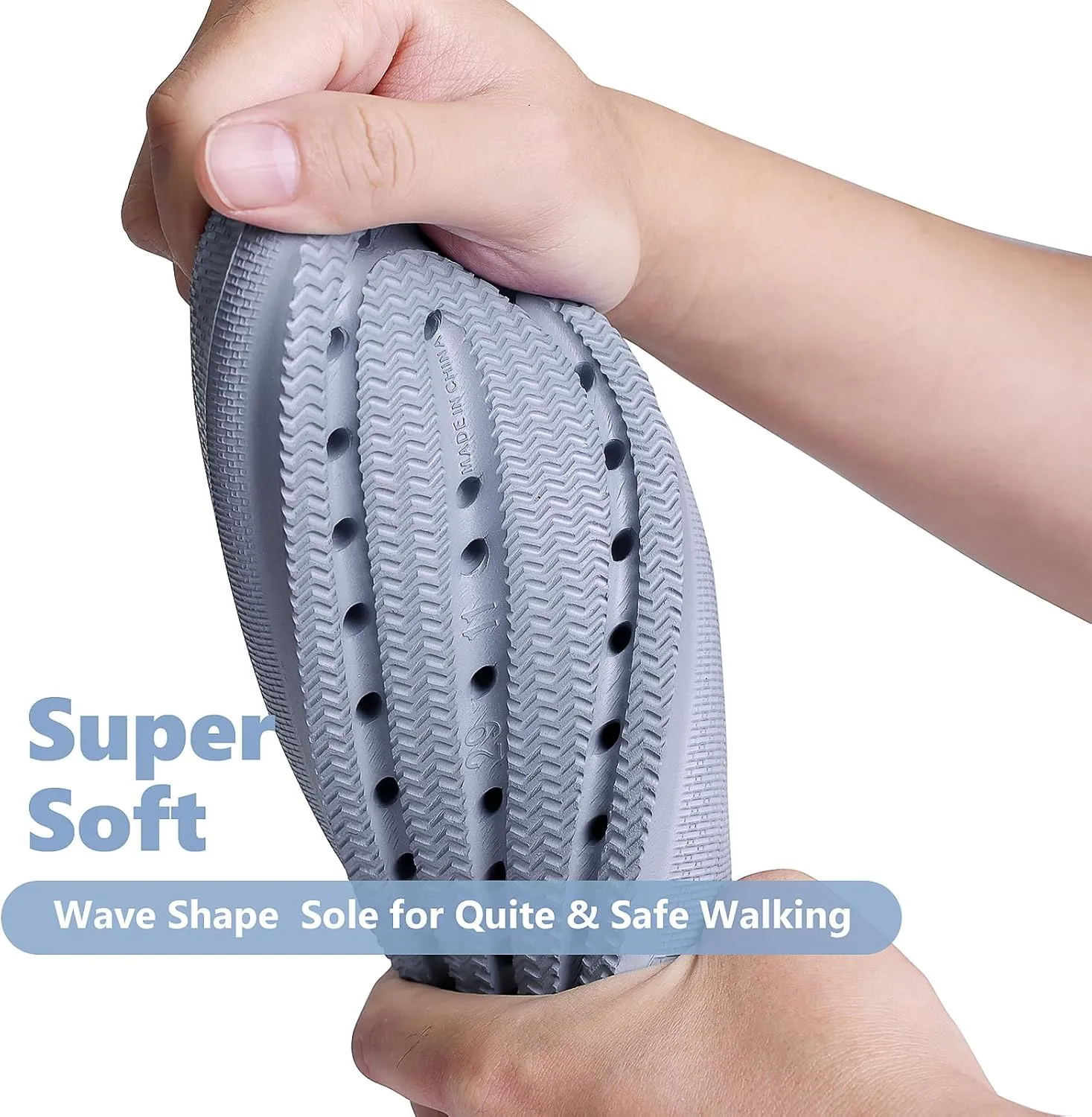 FJWYSANGU Kids Cloud Slides丨Boys Girls Bathroom Shower Sandals丨Open Toe Thick Sole Slip on Slippers丨Summer Non-slip Beach Pool Shoes