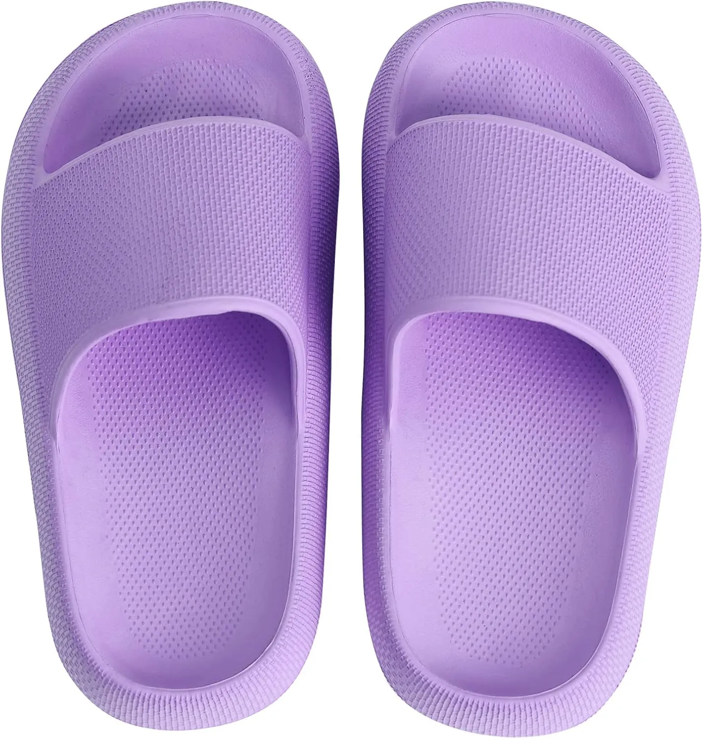 FJWYSANGU Kids Cloud Slides丨Boys Girls Bathroom Shower Sandals丨Open Toe Thick Sole Slip on Slippers丨Summer Non-slip Beach Pool Shoes