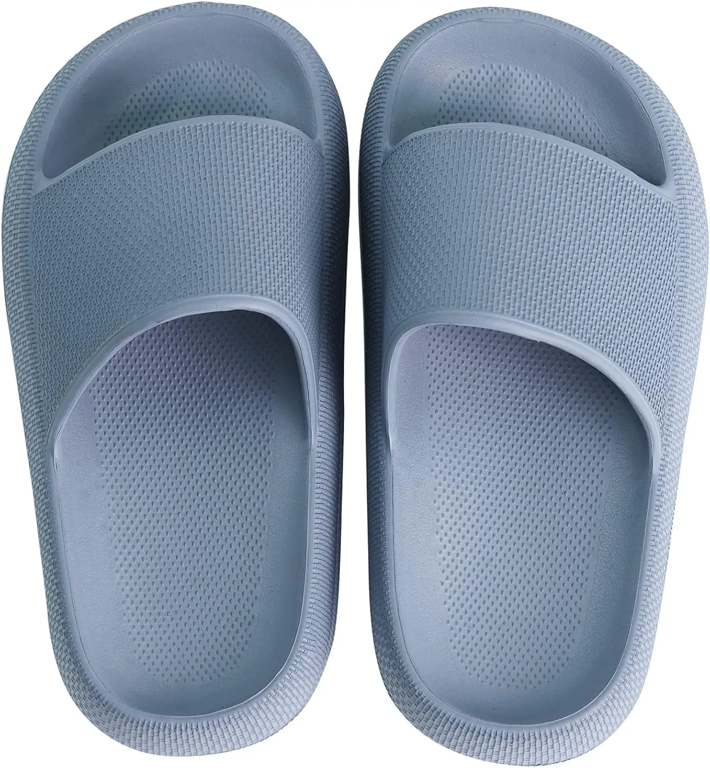 FJWYSANGU Kids Cloud Slides丨Boys Girls Bathroom Shower Sandals丨Open Toe Thick Sole Slip on Slippers丨Summer Non-slip Beach Pool Shoes