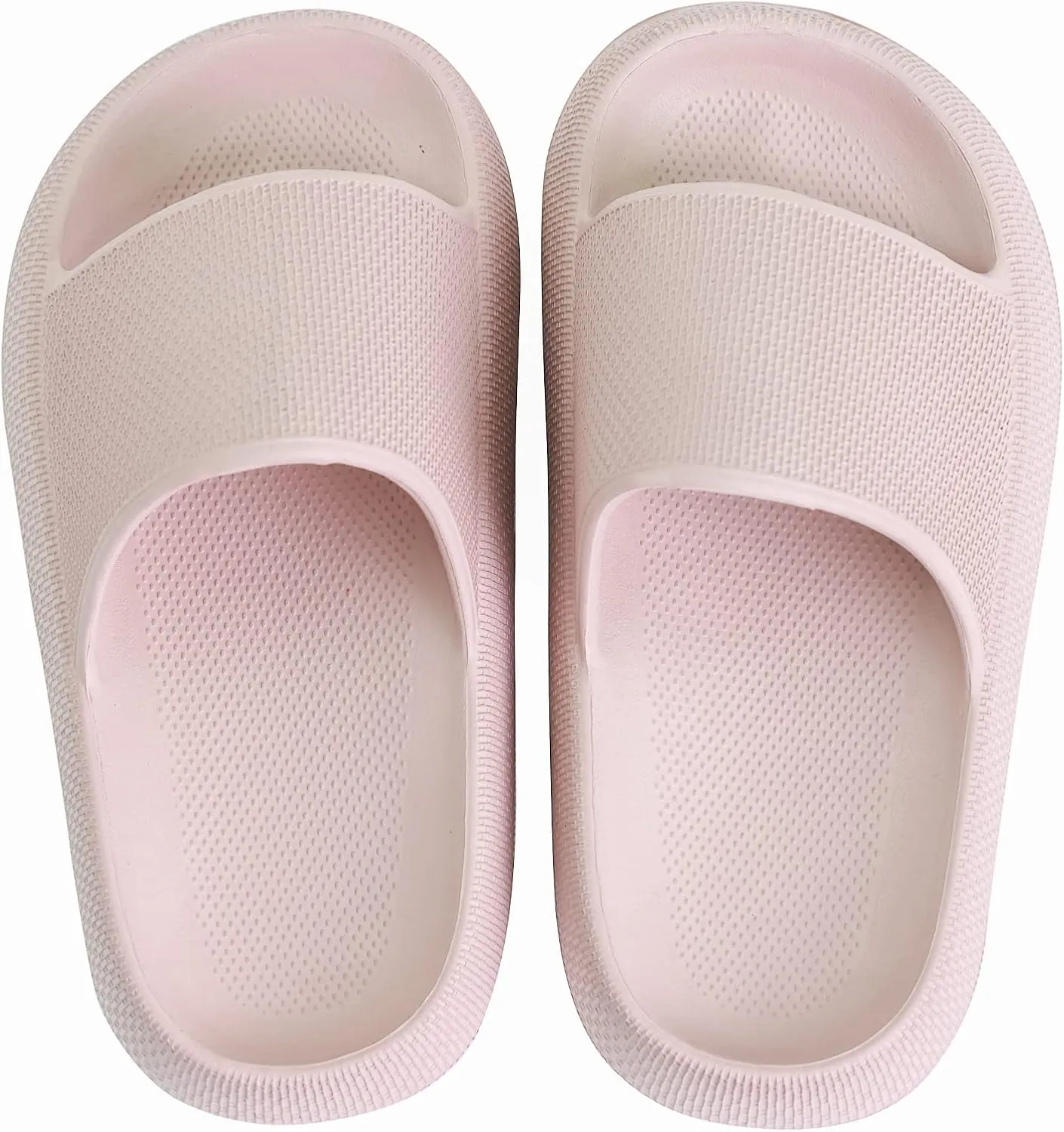 FJWYSANGU Kids Cloud Slides丨Boys Girls Bathroom Shower Sandals丨Open Toe Thick Sole Slip on Slippers丨Summer Non-slip Beach Pool Shoes