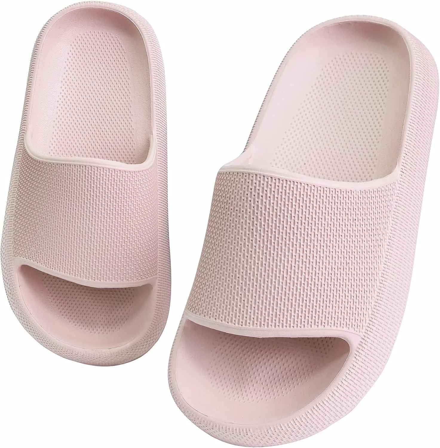 FJWYSANGU Kids Cloud Slides丨Boys Girls Bathroom Shower Sandals丨Open Toe Thick Sole Slip on Slippers丨Summer Non-slip Beach Pool Shoes