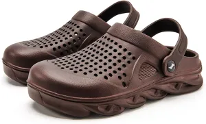FLIOZY Garden Clogs Mens Water Clogs Summer Breathable Sports Sandals Slip On Beach Sandals Outdoor Indoor Garden Shoes